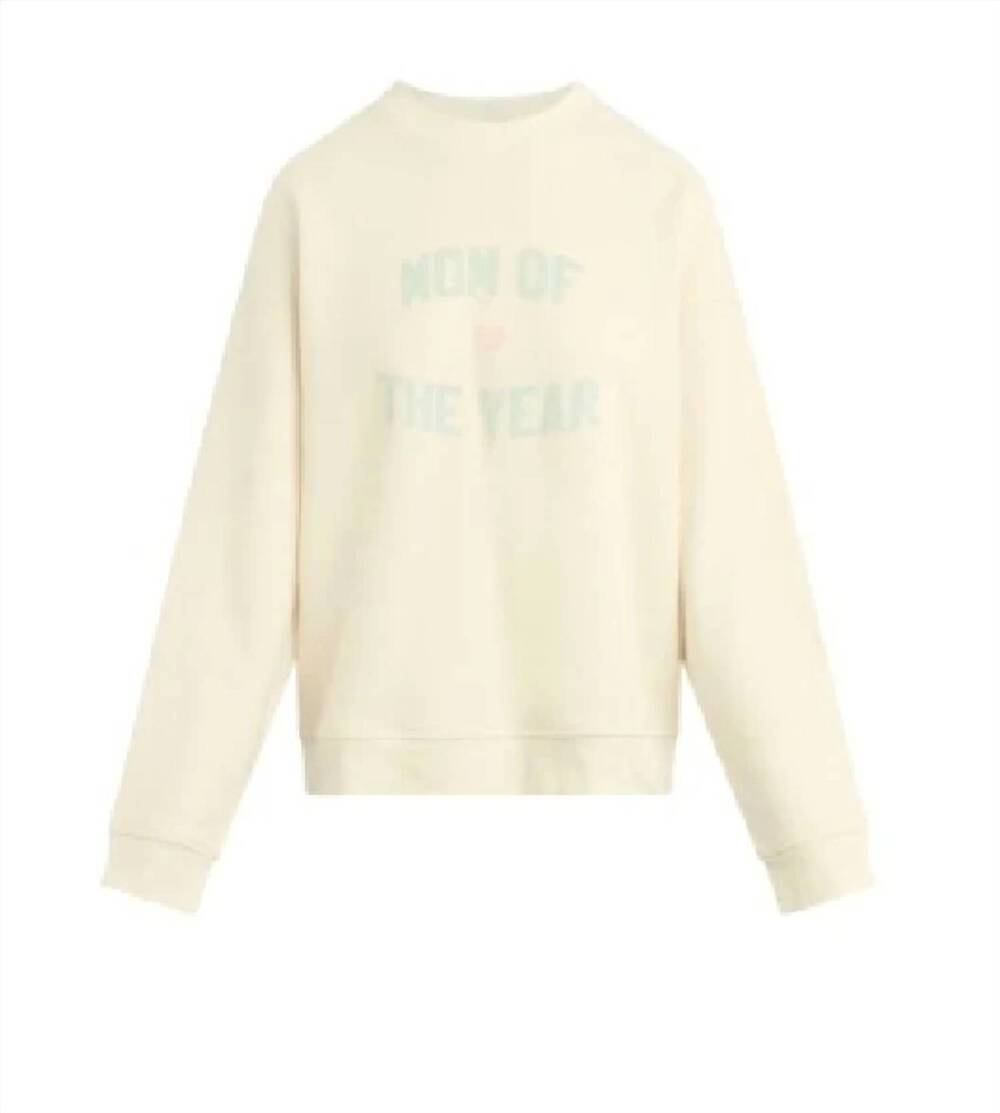 NEW FAVORITE DAUGHTER women's mom of the year long sleeve sweatshirt in cream
